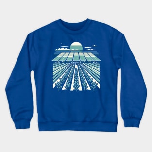 Future Bloom: Solarpunk Gardening T-Shirt – Embrace Eco-Futurism Crewneck Sweatshirt